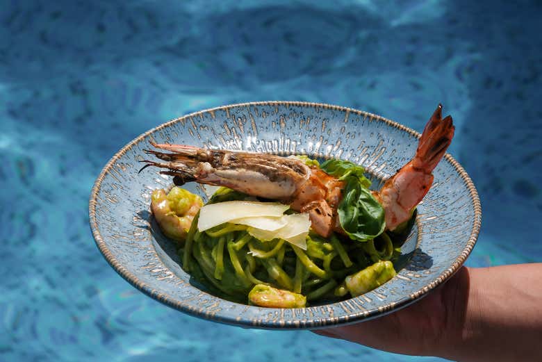 Uno de los platos que podréis tomar en este hotel de Dubái