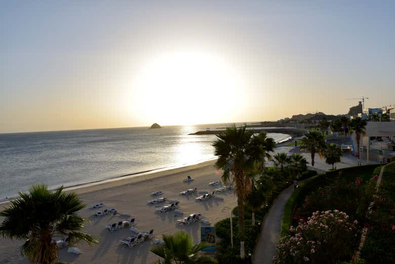Praias do nordeste de Dubai