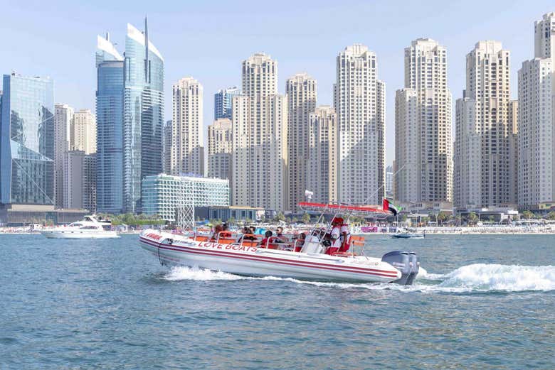 Circuit en bateau à Dubaï