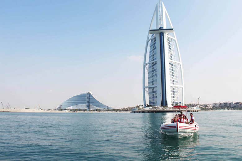 Circuit en bateau à moteur à Dubaï