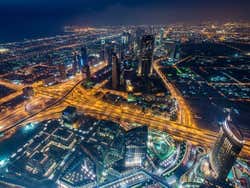 Burj Khalifa, vista do mirante