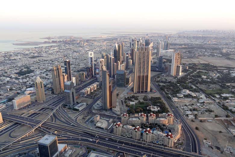 Dubaï pris d'en haut