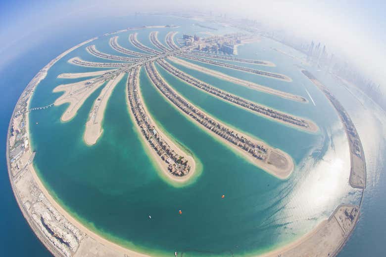 Vista aérea de Palm Jumeirah