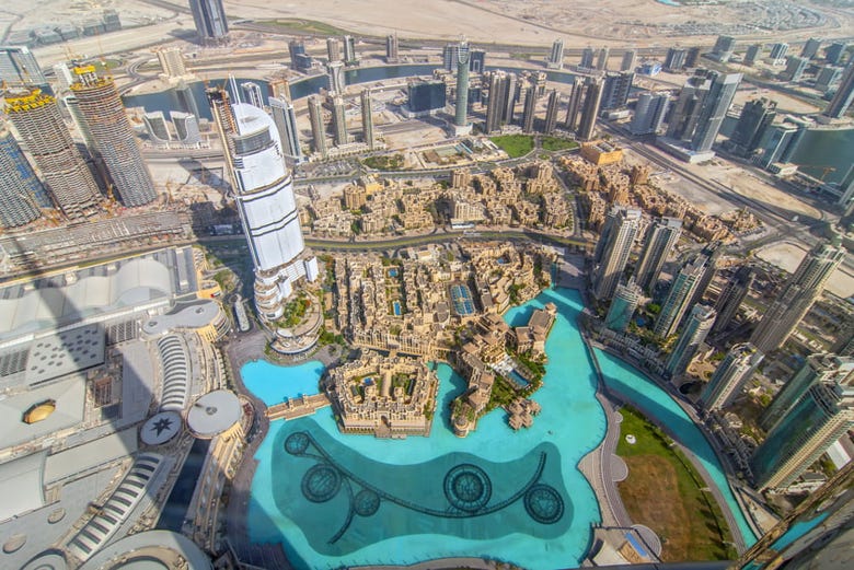 Vistas desde el Burj Khalifa