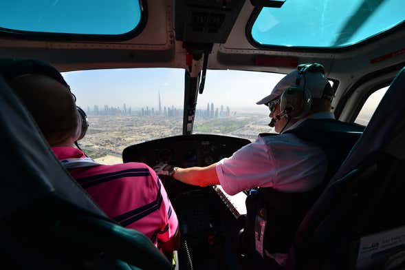 Paseo en helicóptero por Dubái