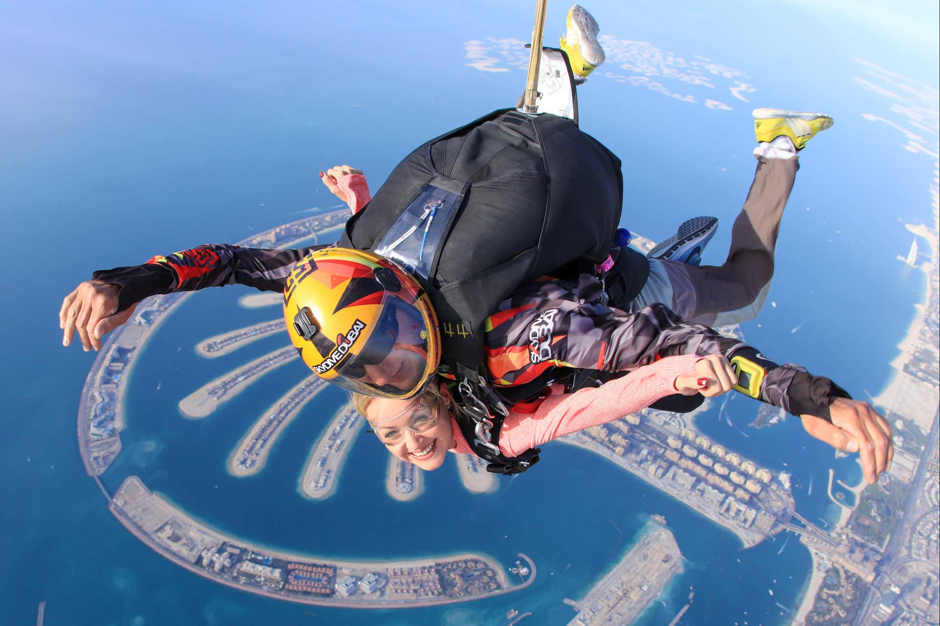 Skydiving in Dubai