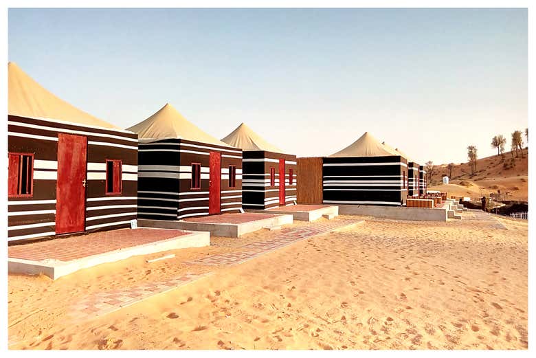 Acampamento no deserto