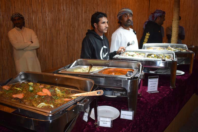 Jantar tipo buffet