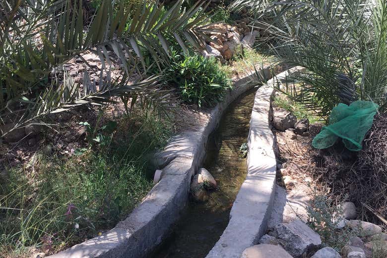 Sistema de irrigação de uma fazenda