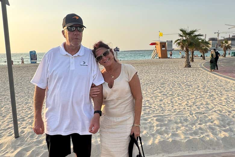 En el paseo marítimo