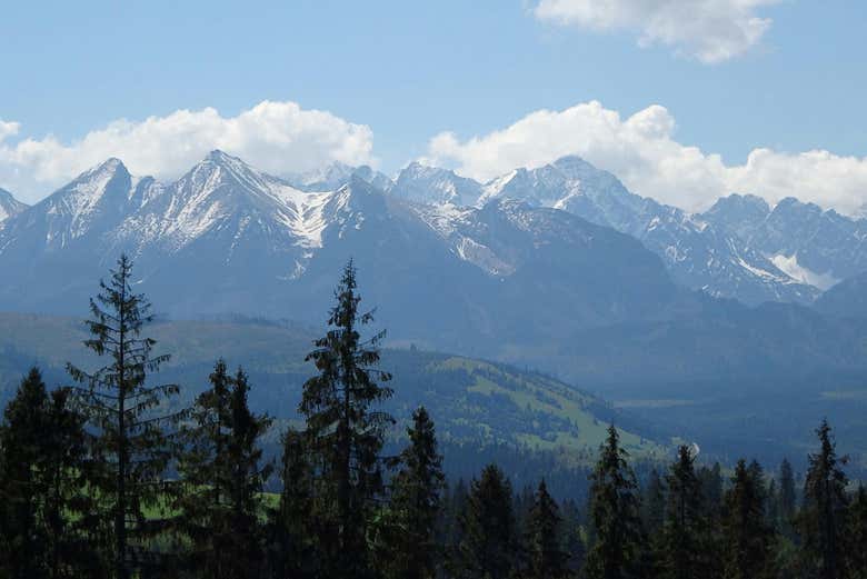 Los picos nevados de los Altos Tatras