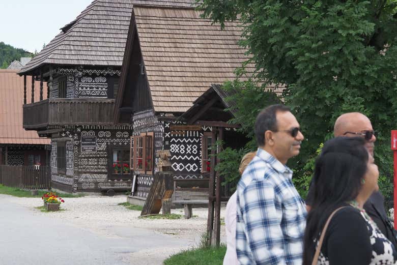 Las singulares casas de madera de Čičmany