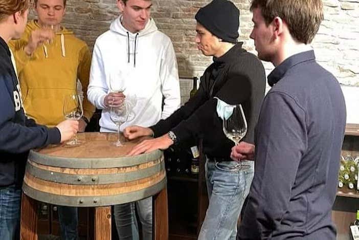 Degustando i vini della zona