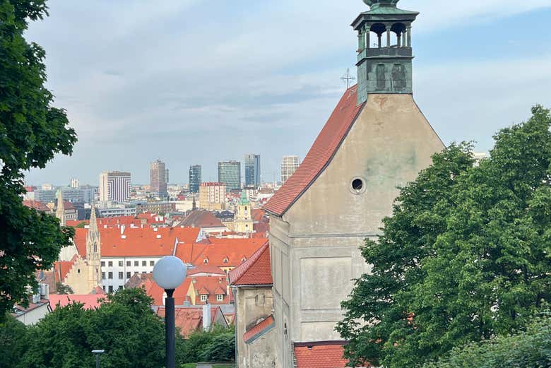 Soak in the views of the castle and the charming Old Town