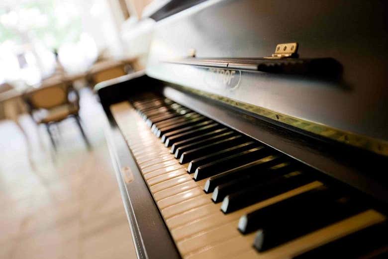 Detalle de un piano