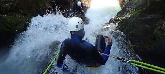 Descenso de cañones en Bled