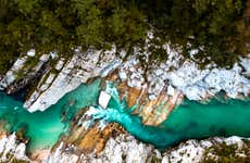 Canyoning no cânion de Soca