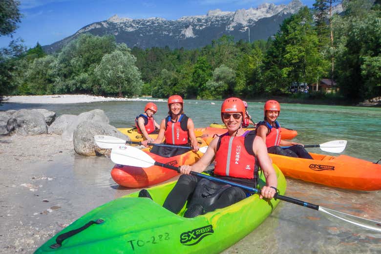 Pronti per il tour in kayak