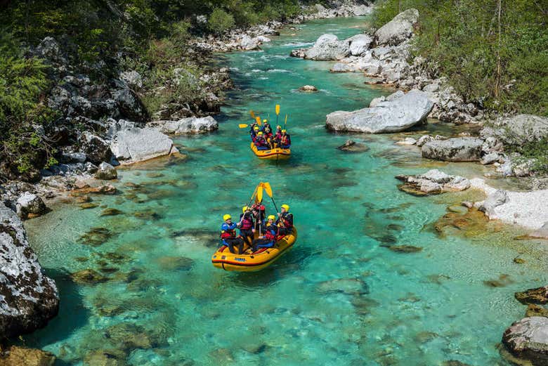 Descente de la rivière Isonzo