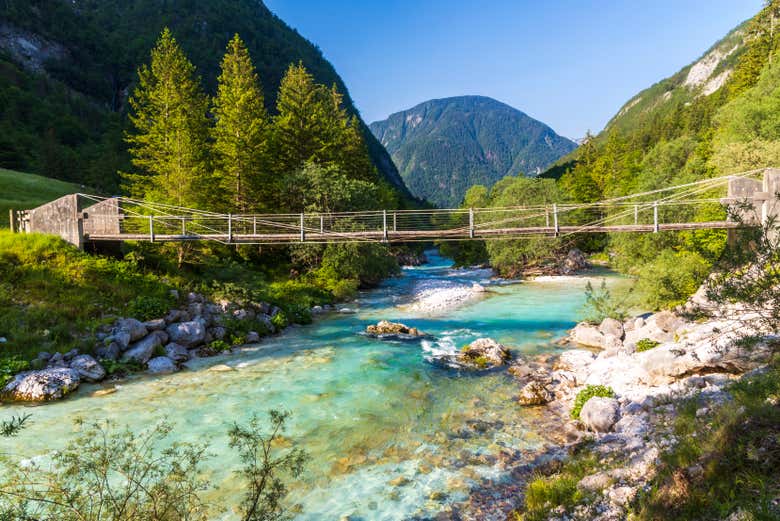 Canyoning in the Soca Valley Gorge