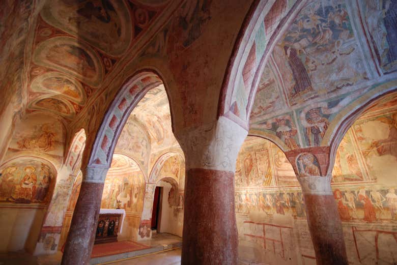 Interior da igreja da Santíssima Trinidade