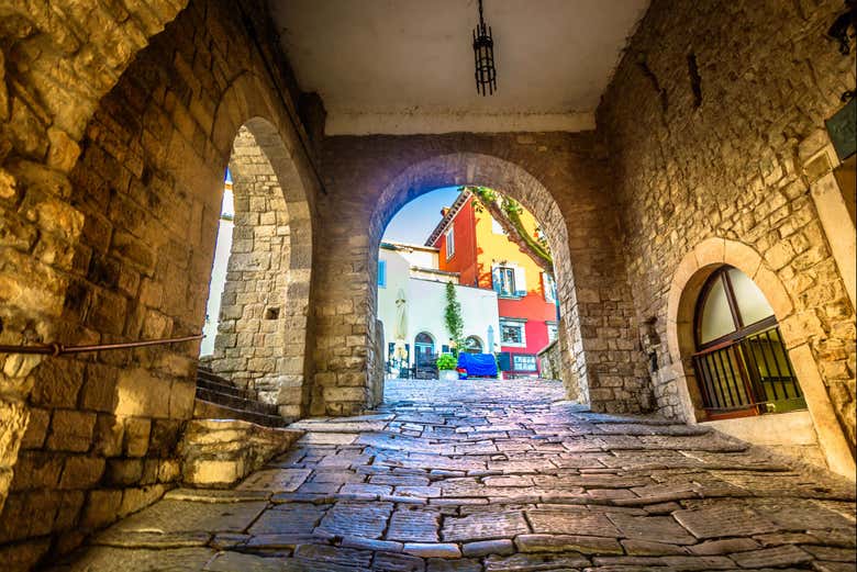 Balade dans le centre historique de Motovun