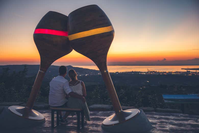 Desfrutando do entardecer