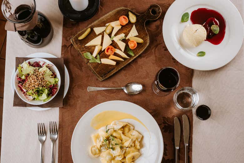Menú vegetariano