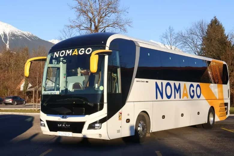 Autobús listo para el traslado
