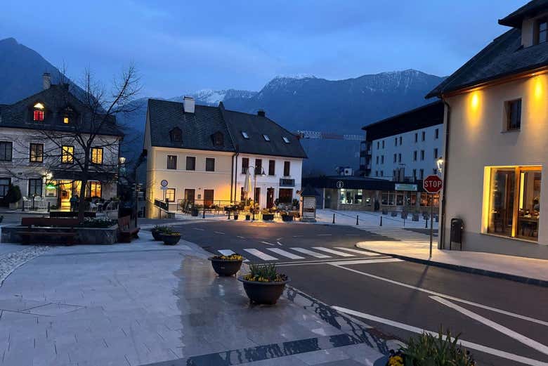 Visit the charming town of Bovec