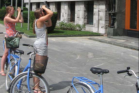 During one of the stops