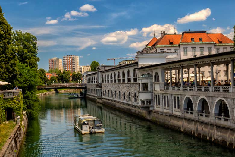 Discover the Slovenian capital by boat