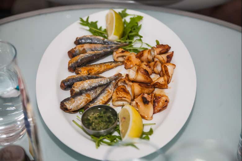 One of the typical dishes we'll try