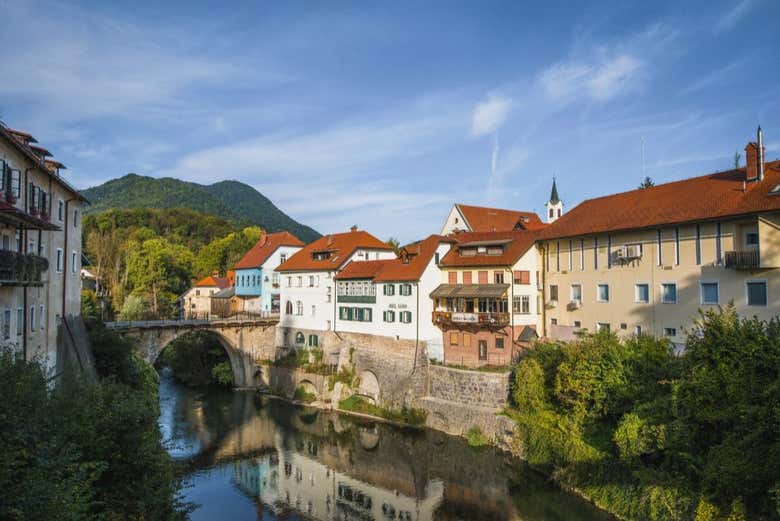 Puente de los Capuchinos, en Skofja Loka