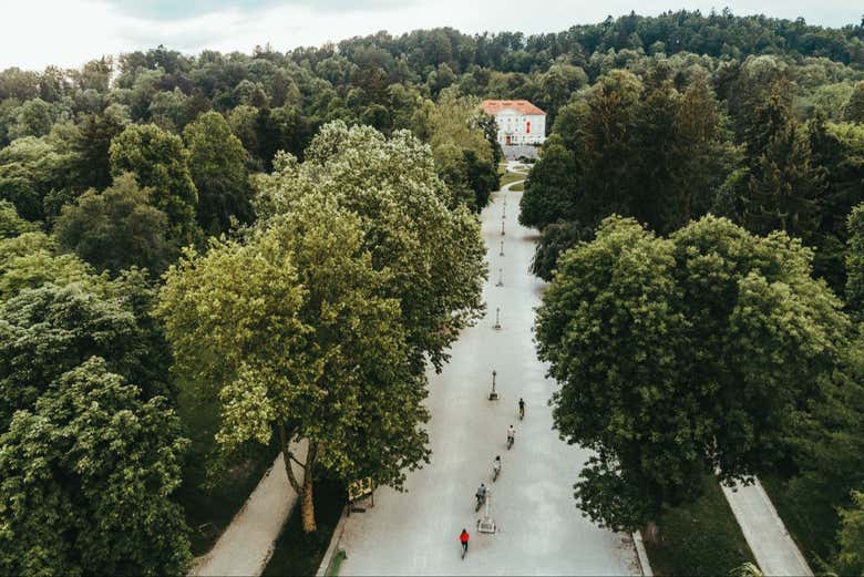 Panorámica del recorrido en bicicleta por Liubliana