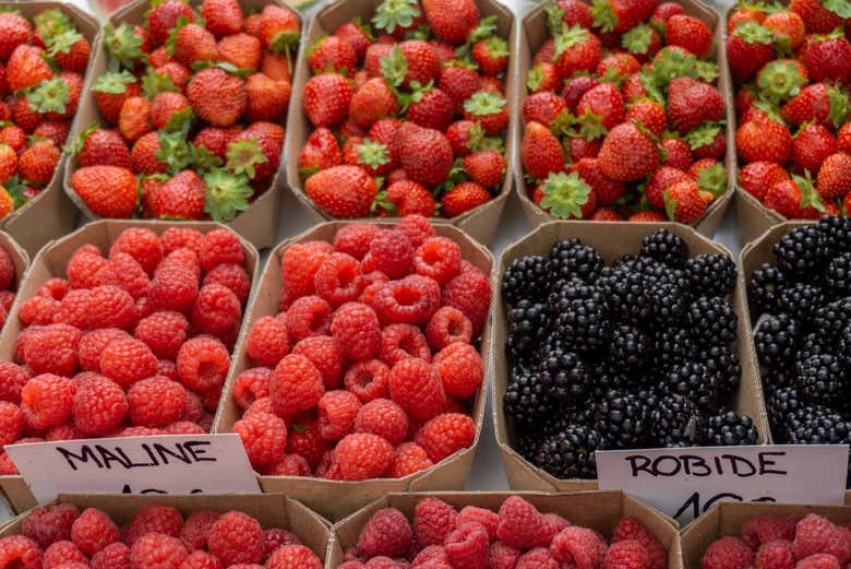 Veremos as frutas da estação no Mercado Central