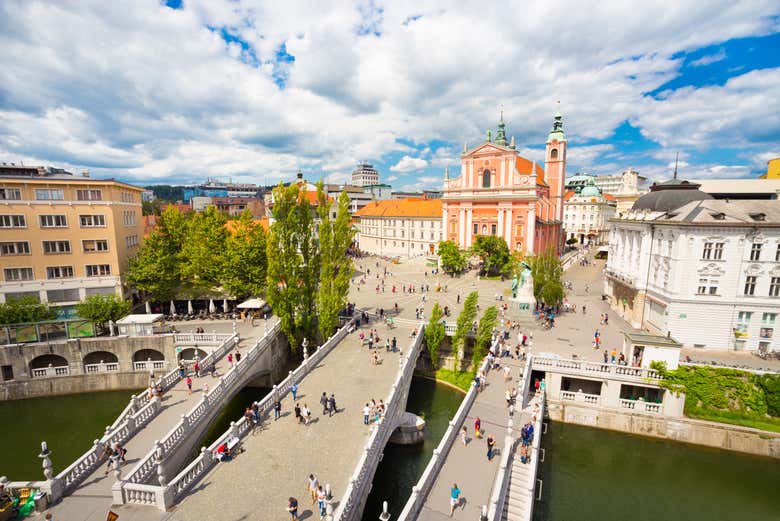 Vue sur Ljubljana