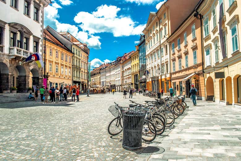 Walking the streets of Ljubljana