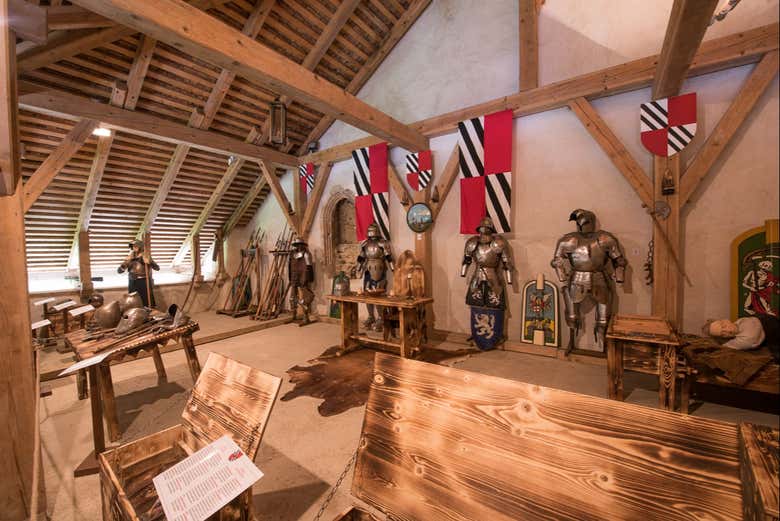 Predjama Castle interior