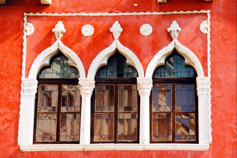 I colorati edifici di Piran