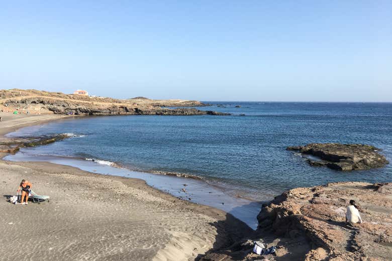 Uma das praias de Abades