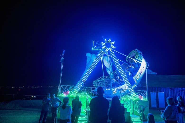 Luzes em Light Park Tenerife