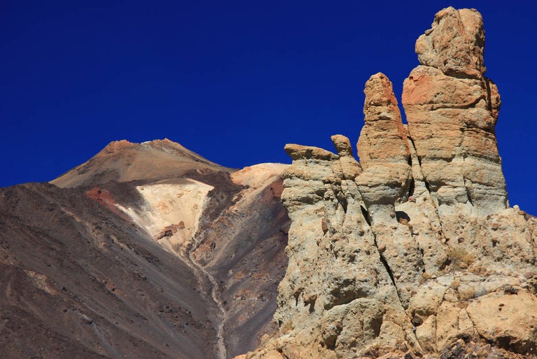 Rocce laviche sulla cima del Teide