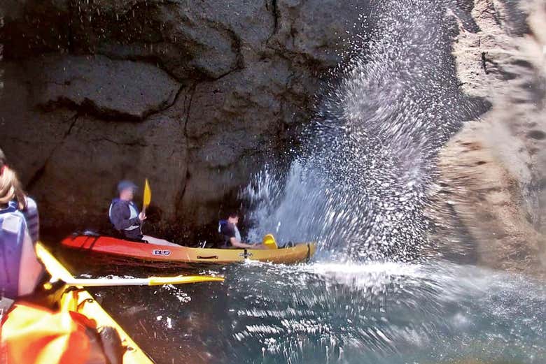 Tour en kayak por el noroeste de Gran Canaria, Agaete