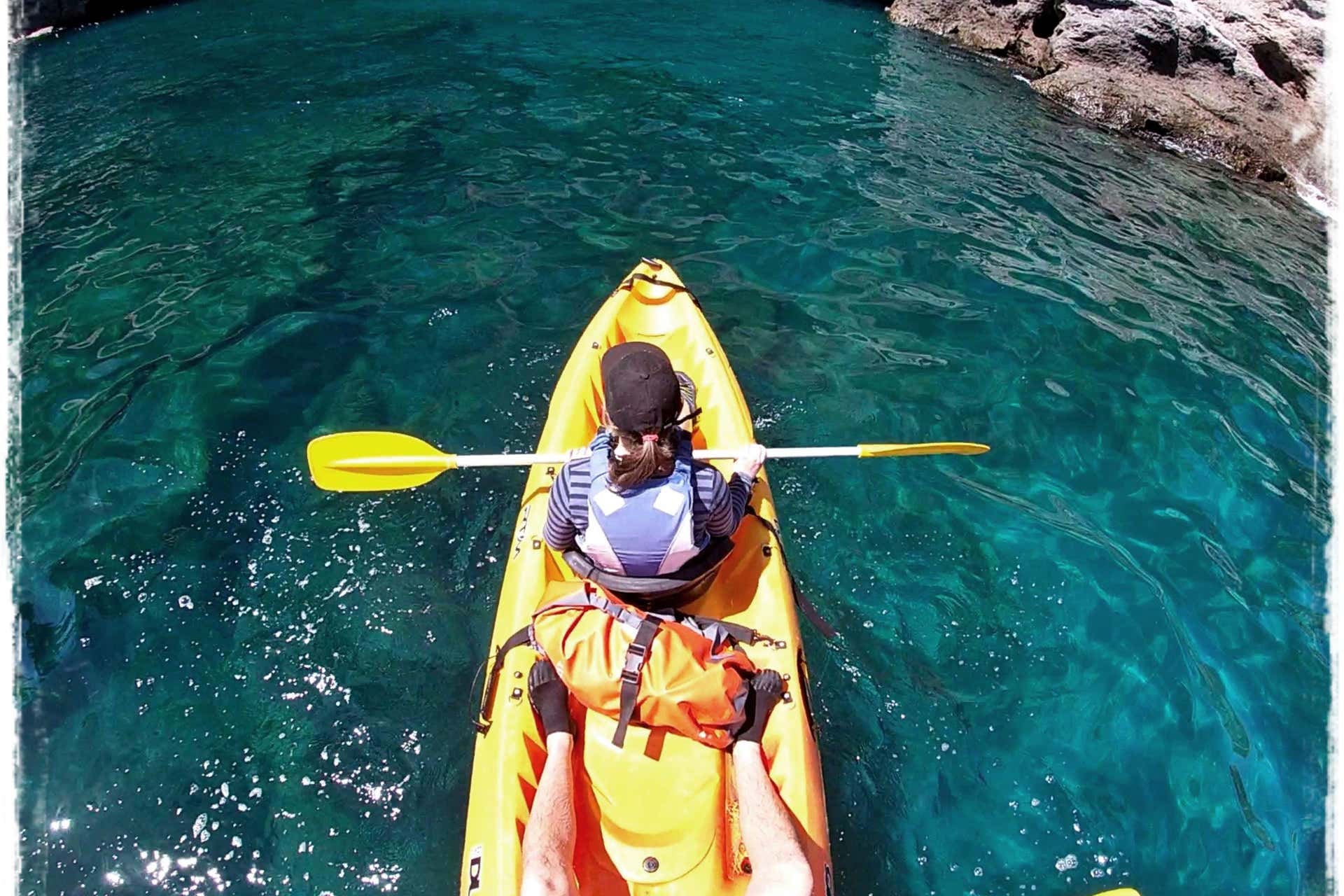 Tour en kayak por el noroeste de Gran Canaria