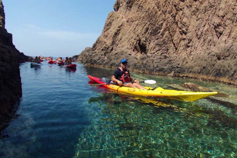 Kayak au Cabo de Gata
