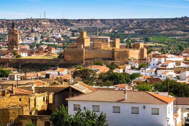 Panorámica del pueblo granadino de Guadix