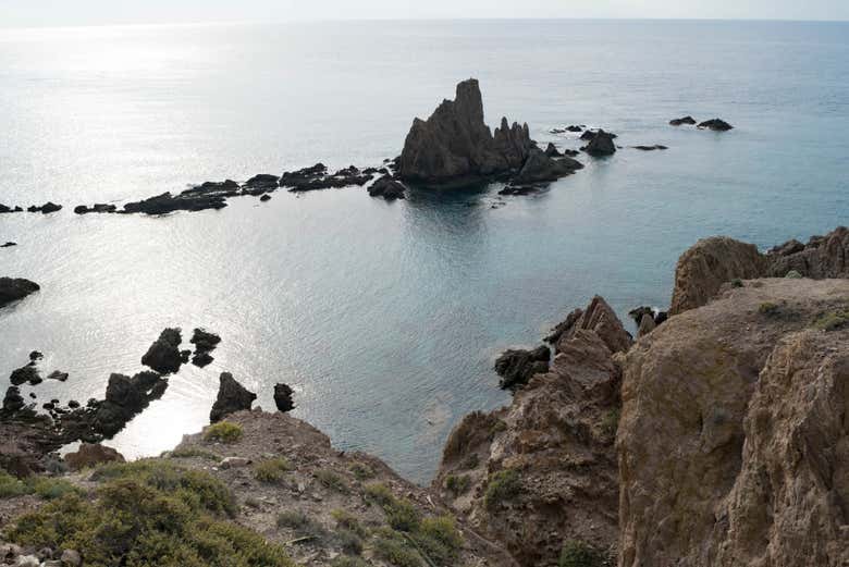 Almeria's rocky landscape