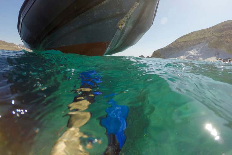 Snorkelling in the Aguadulce sea