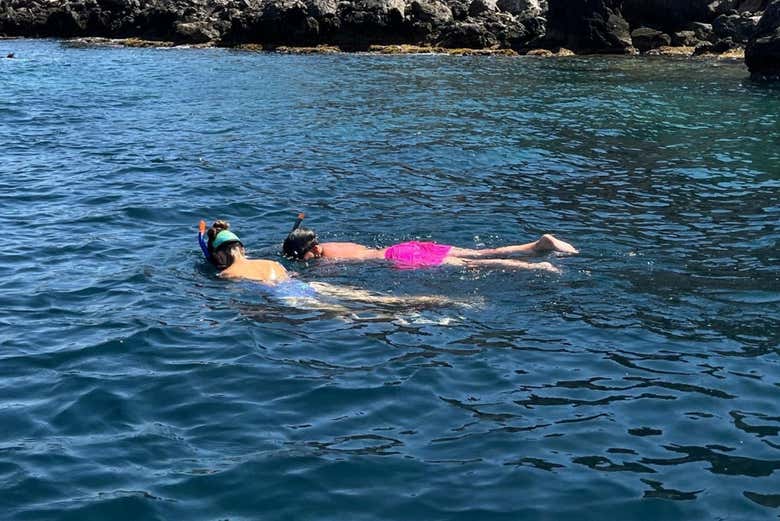 Snorkel en la isla del Fraile